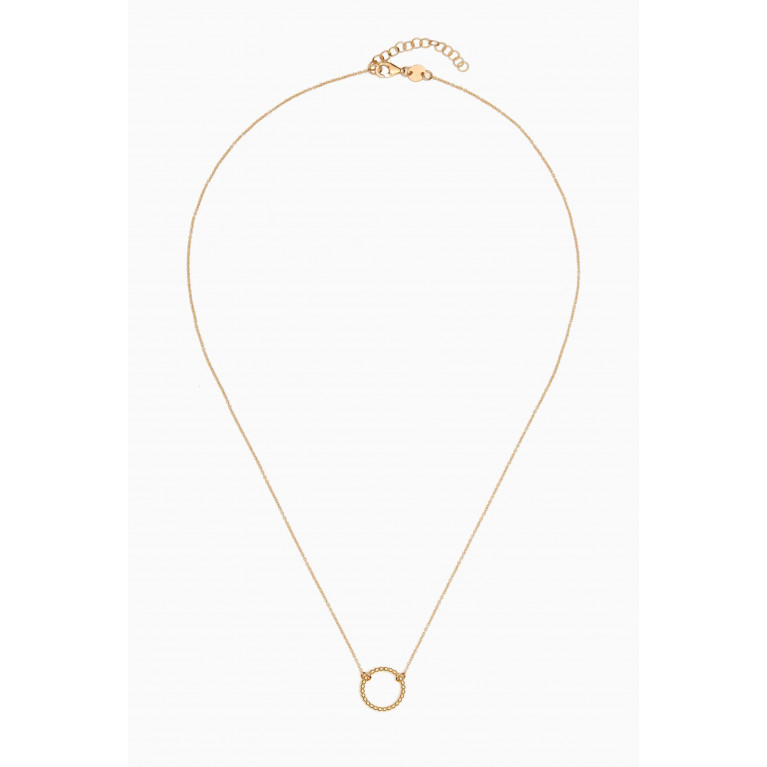 Damas - Galeria Perla Bead Round Necklace in 18k Yellow Gold