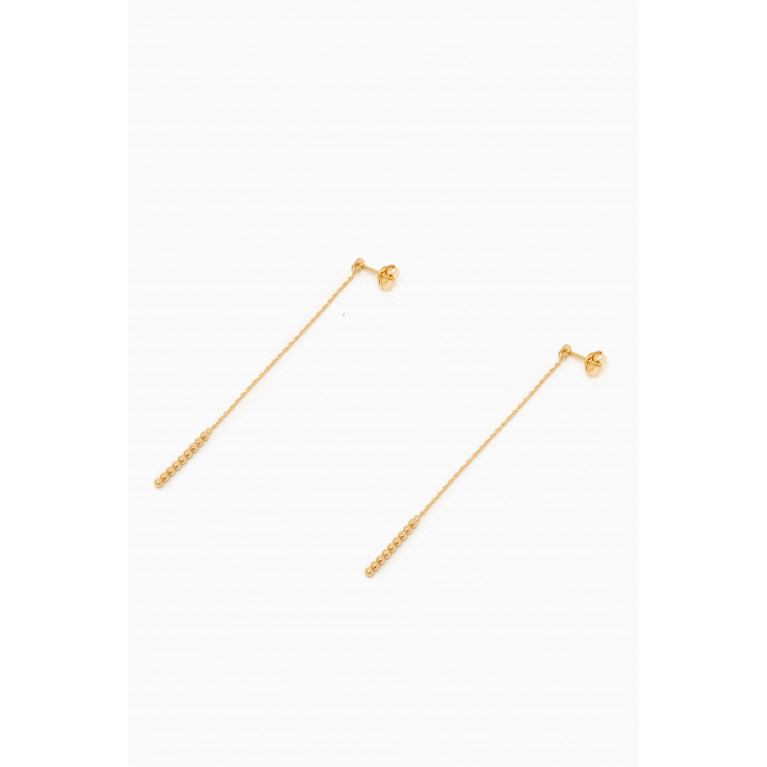 Damas - Galeria Perla Bead Drop Earrings in 18k Yellow Gold