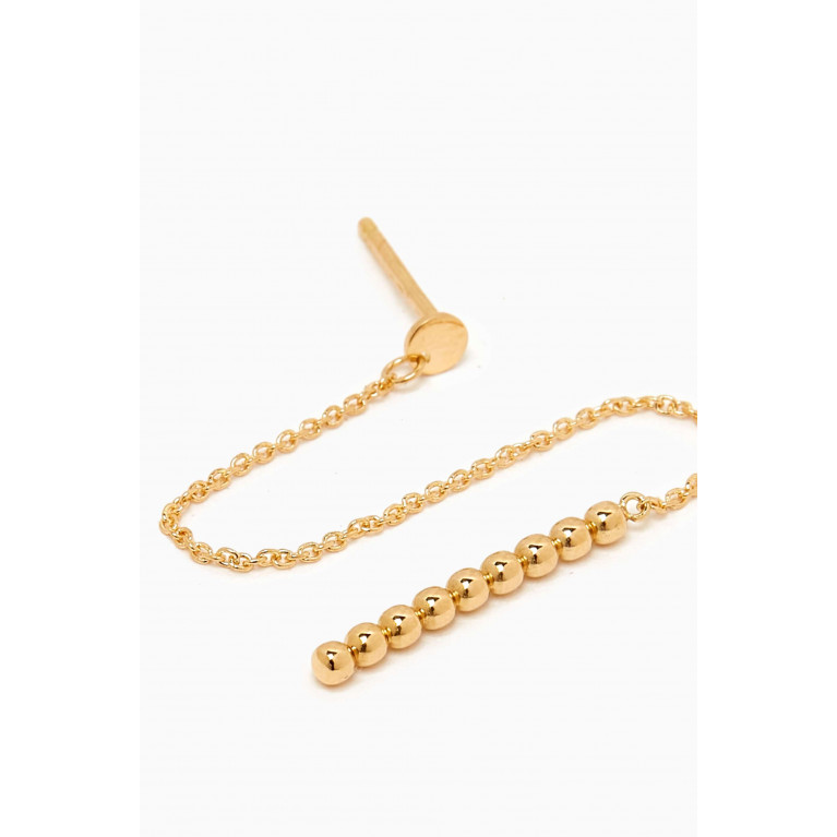 Damas - Galeria Perla Bead Drop Earrings in 18k Yellow Gold