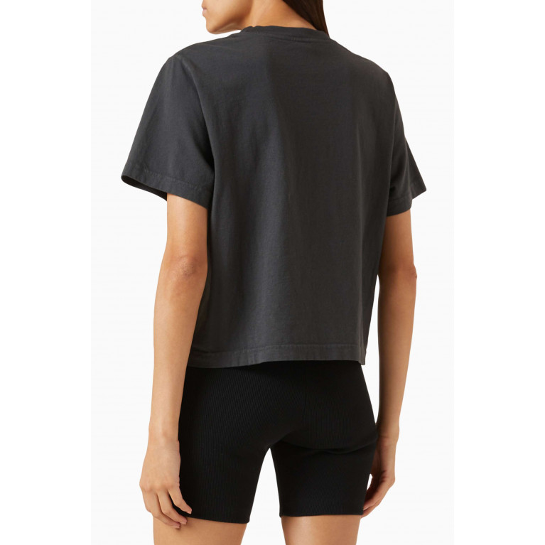 Sporty & Rich - NY Health Club Crop T-shirt in Cotton-jersey