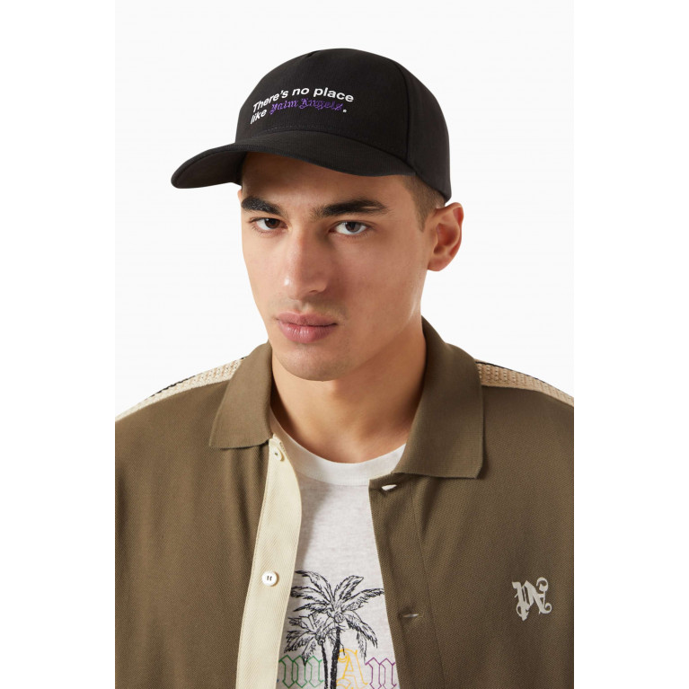Palm Angels - Logo-embroidered Cap in Cotton