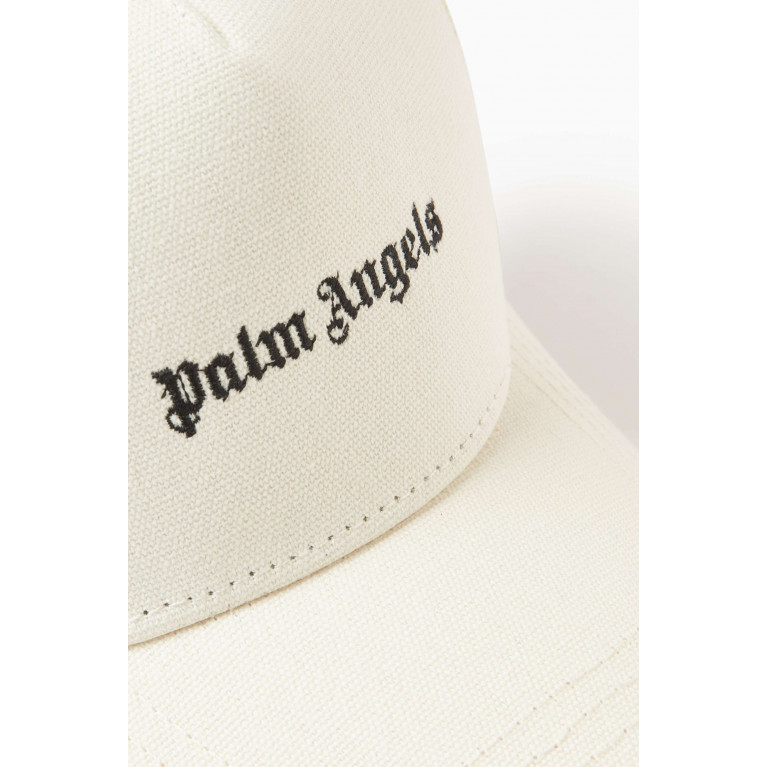 Palm Angels - Classic Logo Cap in Cotton Neutral