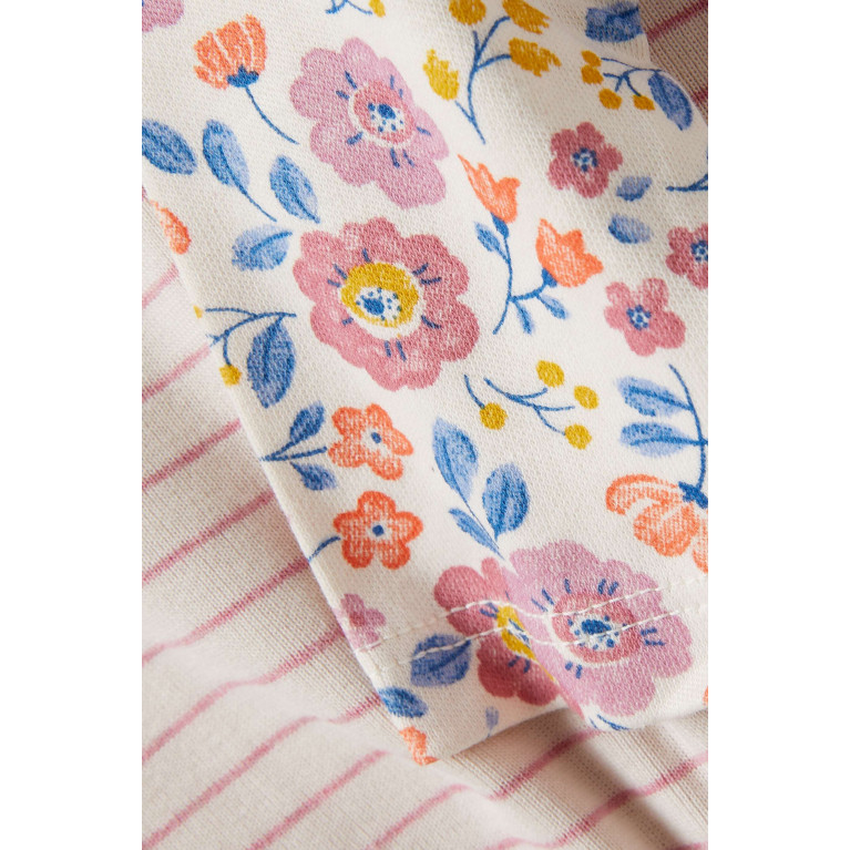 Purebaby - Assorted Sleepsuit in Organic Cotton, Set of 2 Pink