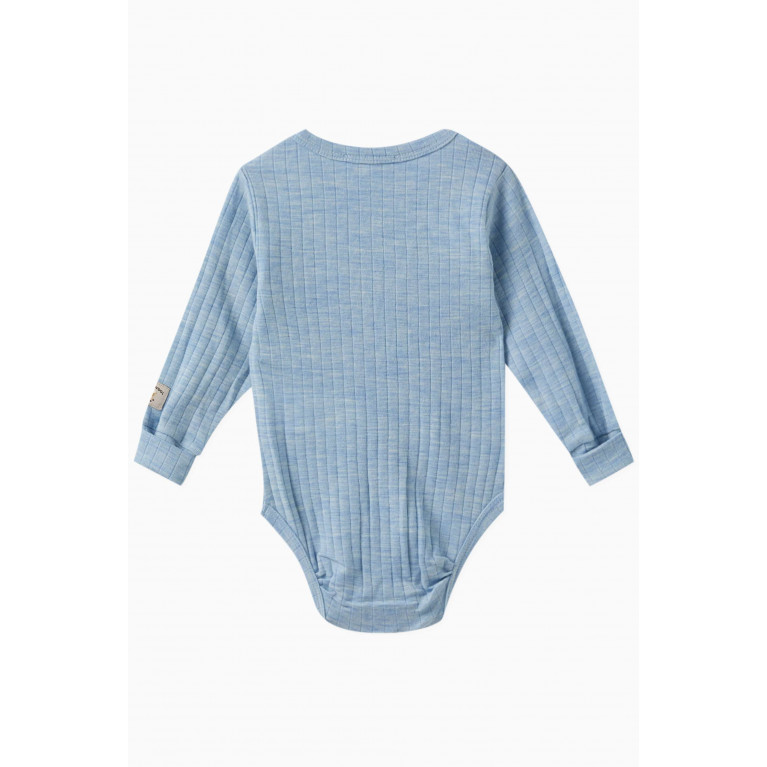 Purebaby - Bodysuit in Organic Cotton Blue