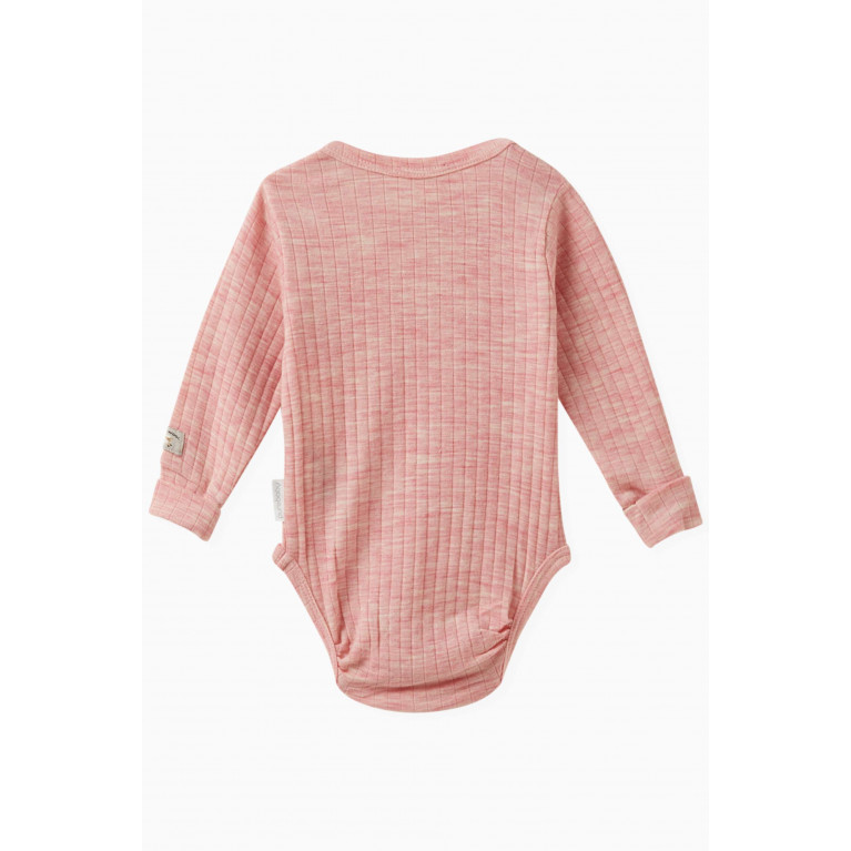 Purebaby - Bodysuit in Organic Cotton Pink