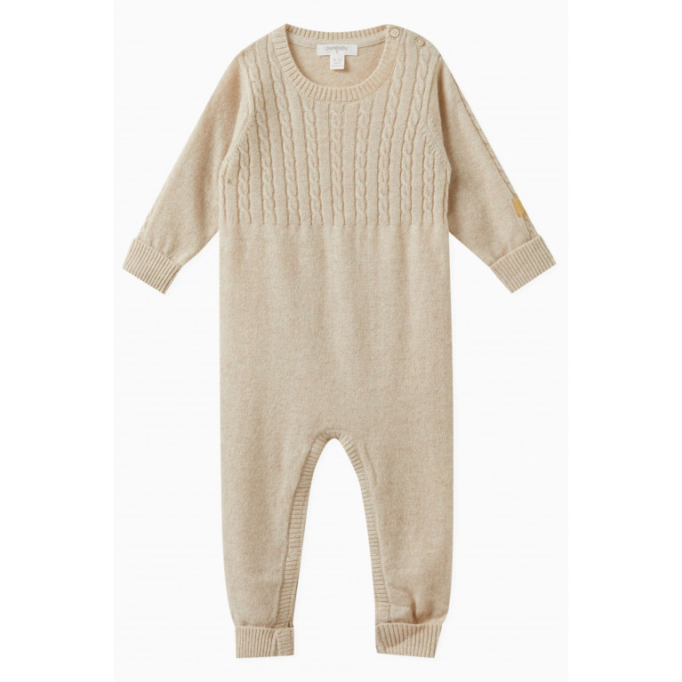 Purebaby - Ribbed Bodysuit in Cashmere