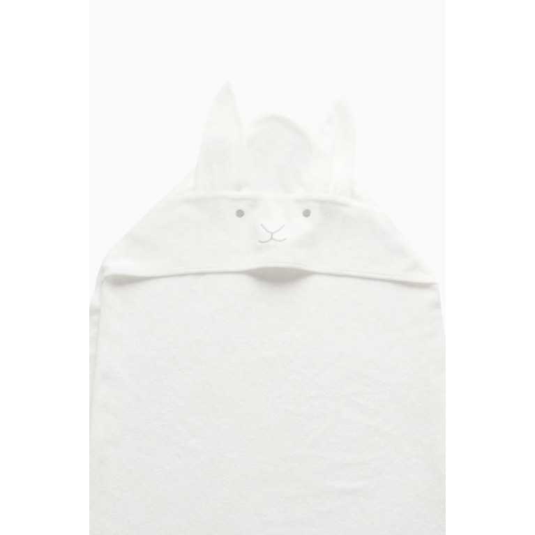 Purebaby - Hooded Towel in Organic Cotton Terry Neutral