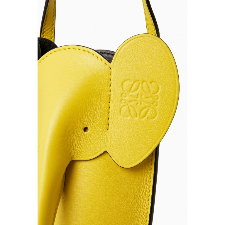 LOEWE - Elephant Pocket Pouch in Classic Calfskin Yellow