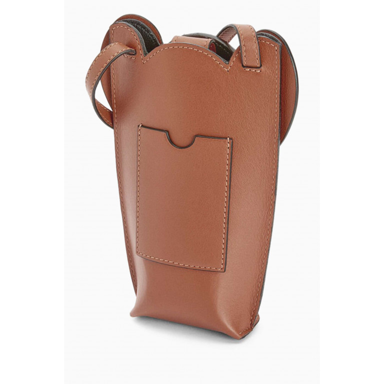 LOEWE - Elephant Pocket Pouch in Classic Calfskin Brown