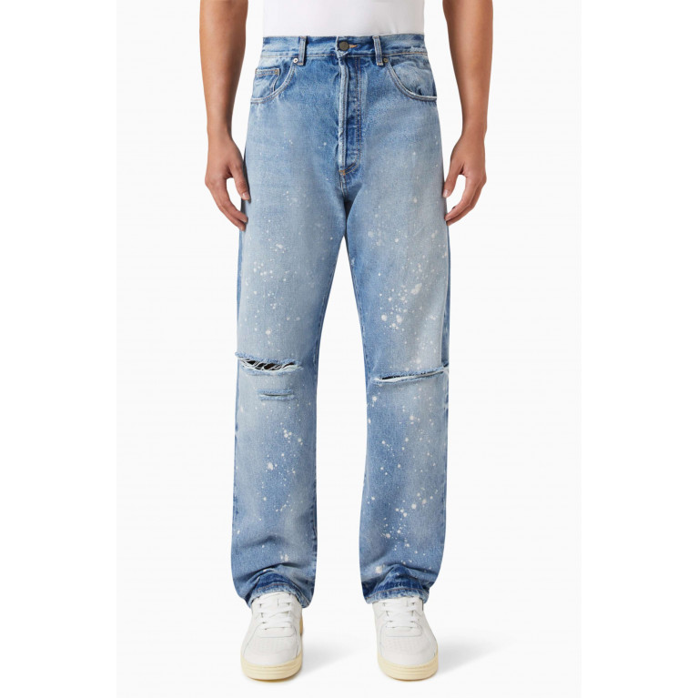 Palm Angels - Splattered Straight-fit Jeans