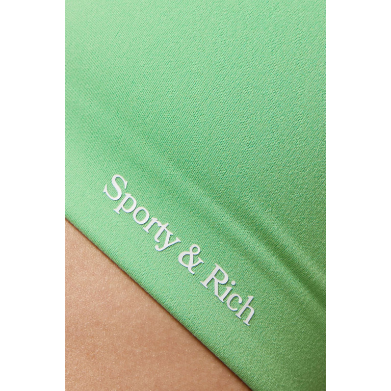 Sporty & Rich - Serif Logo Sports Bra