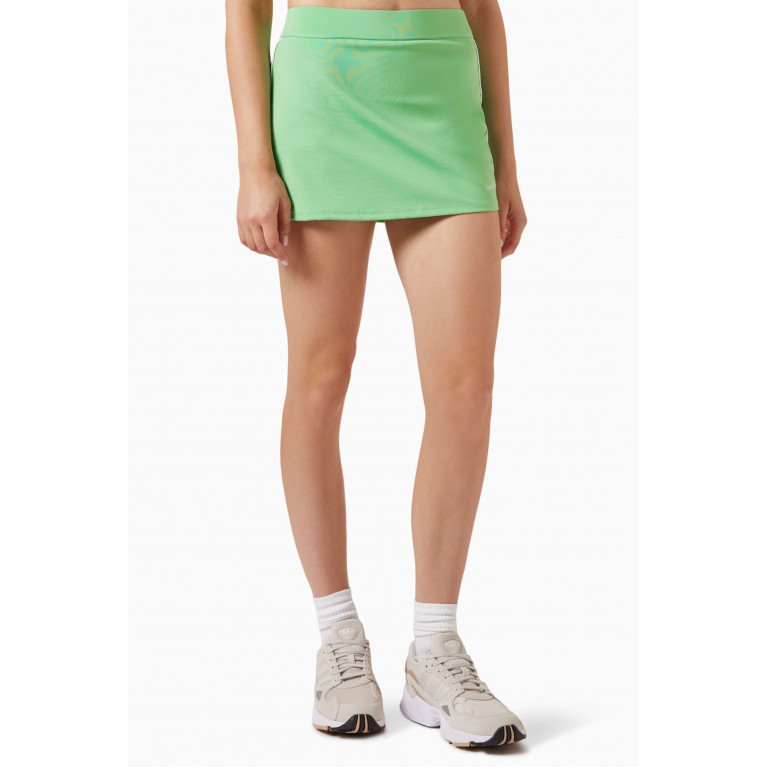 Sporty & Rich - Serif Logo Court Mini Skirt
