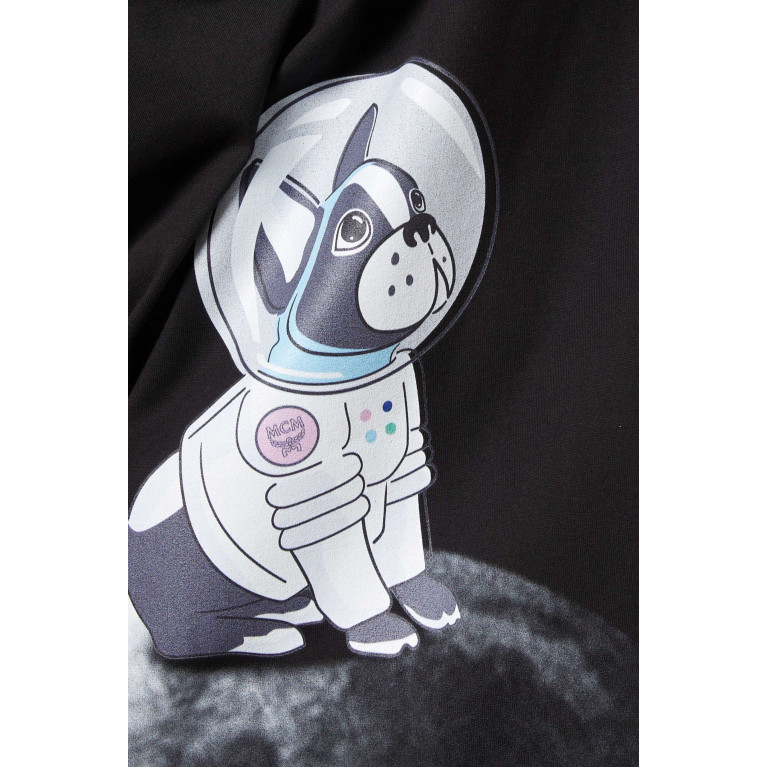 MCM - Pup Astronaut Graphic T-shirt in Organic Cotton-jersey