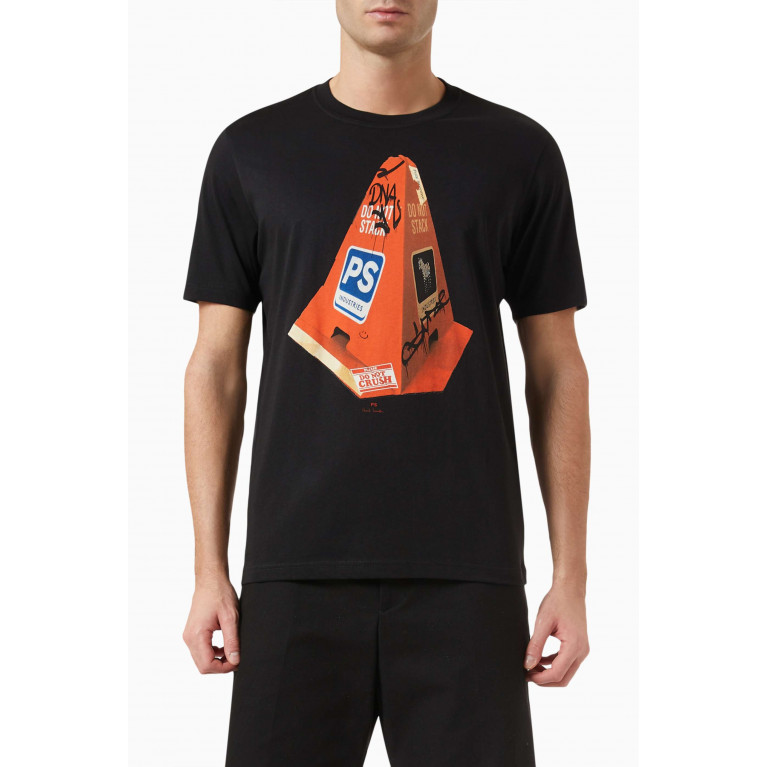 PS Paul Smith - Cone Graphic T-shirt in Organic Cotton
