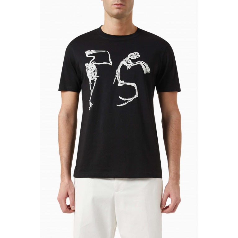 PS Paul Smith - Skeleton Graphic T-shirt in Organic Cotton