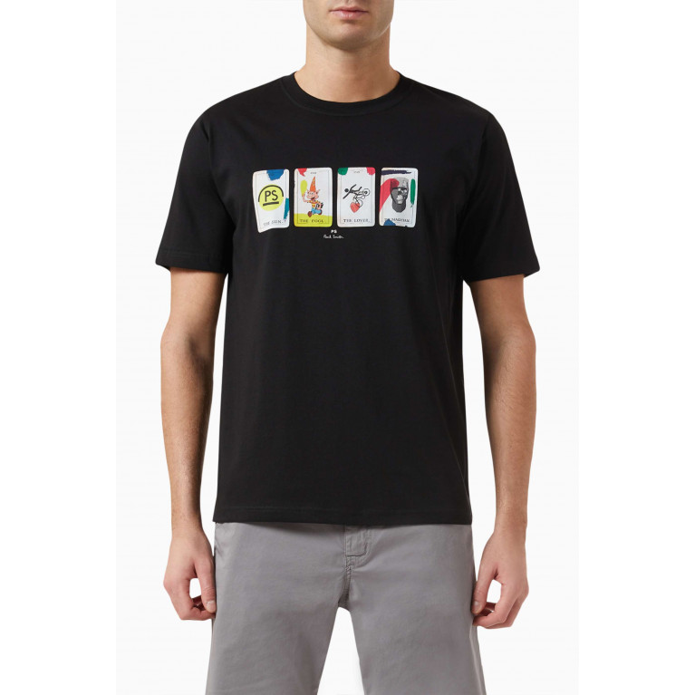 PS Paul Smith - Tarot Card Graphic T-shirt in Organic Cotton