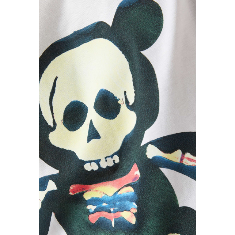 PS Paul Smith - Teddy Skeleton Graphic T-shirt in Organic Cotton