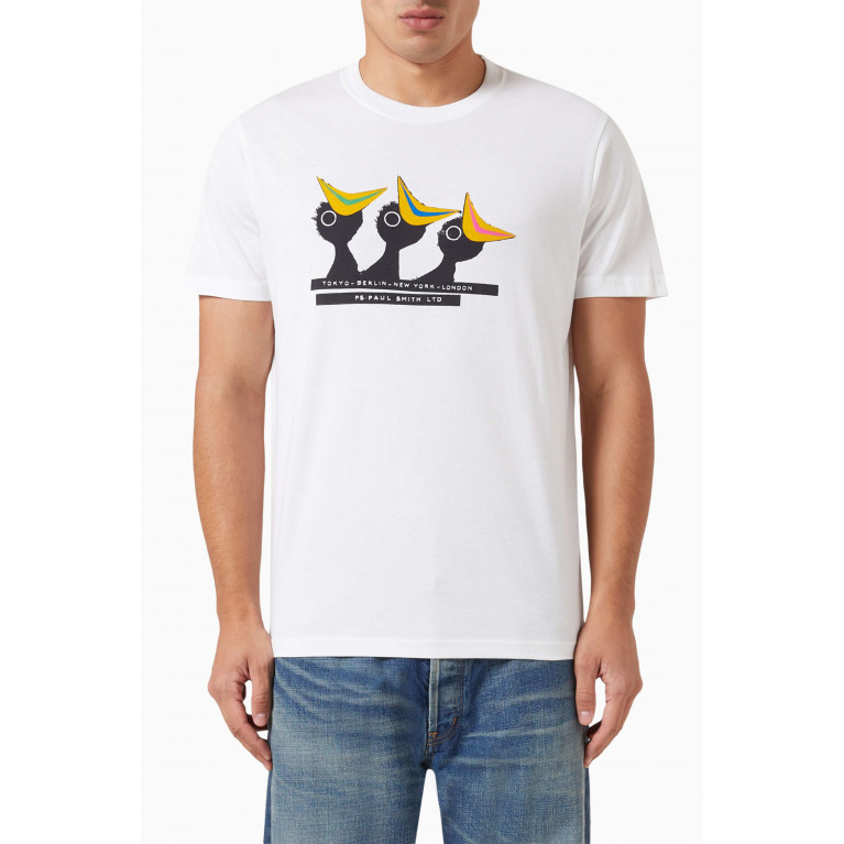 PS Paul Smith - Graphic Logo Print T-shirt in Cotton