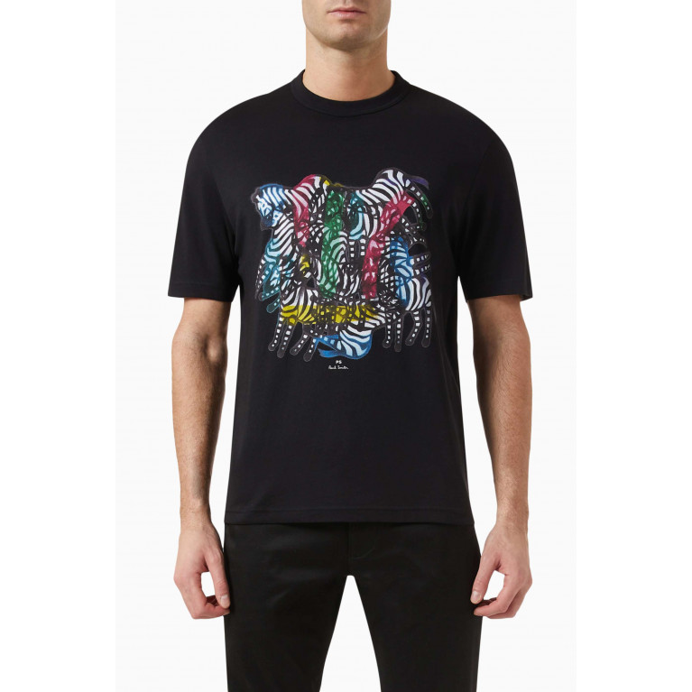 PS Paul Smith - Kaleidoscope Graphic T-shirt in Organic Cotton