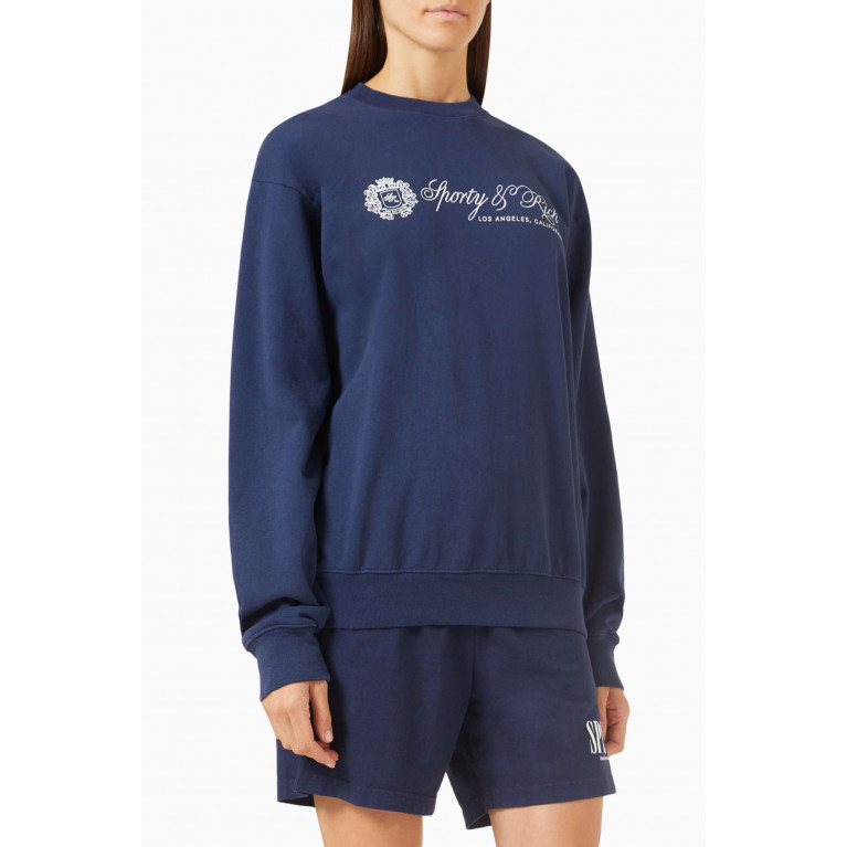 Sporty & Rich - Regal Sweatshirt in Jersey