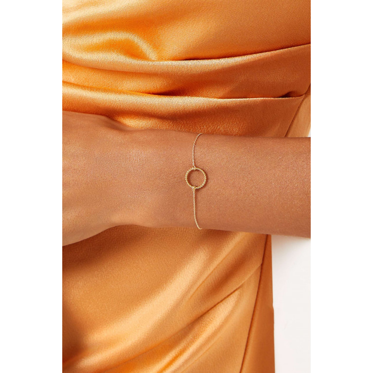 Damas - Galeria Perla Bead Bracelet in 18k Yellow Gold