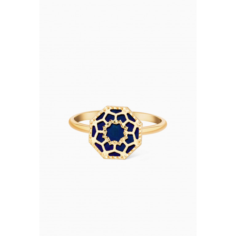 Damas - Amelia Marrakesh Mother of Pearl Ring in 18kt Yellow Gold
