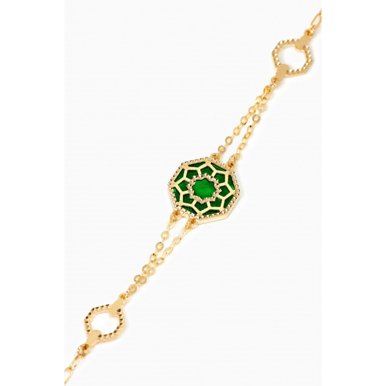 Damas - Amelia Marrakesh Mother of Pearl Bracelet in 18kt Yellow Gold