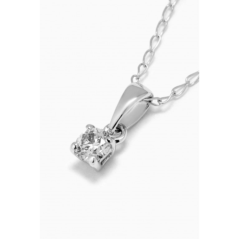Baby Fitaihi - Diamond Necklace in 18kt White Gold