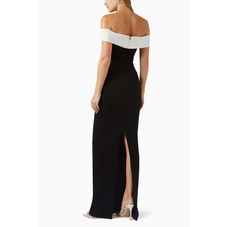 Monot - Off-shoulder Column Dress