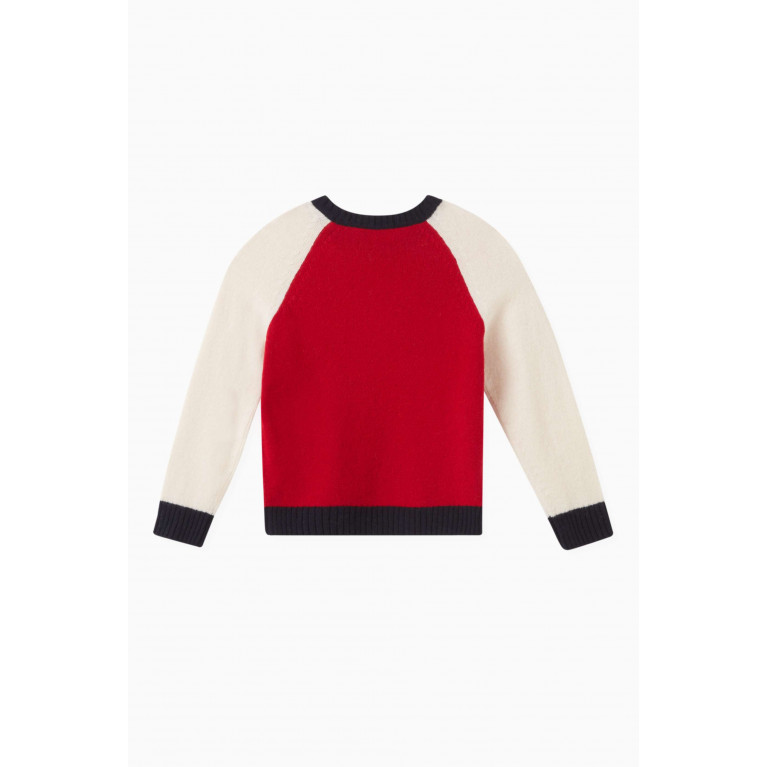 Bonpoint - Damian Pullover in Wool Red