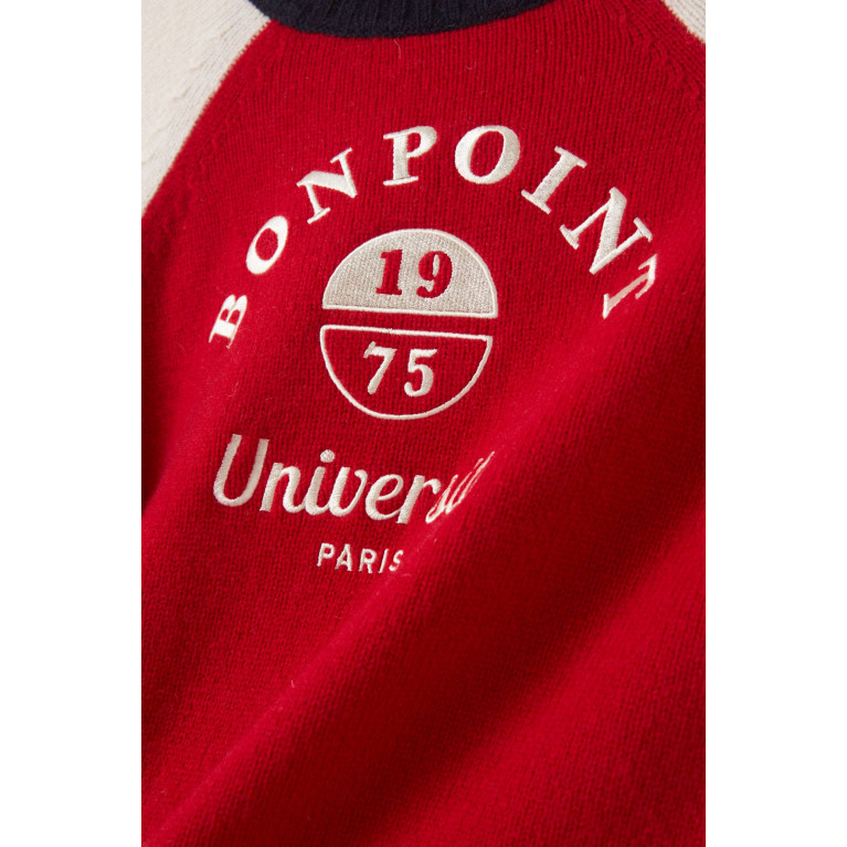 Bonpoint - Damian Pullover in Wool Red