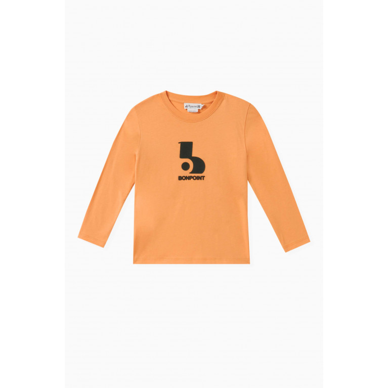 Bonpoint - Tadda Long Sleeved T-Shirt in Organic Cotton
