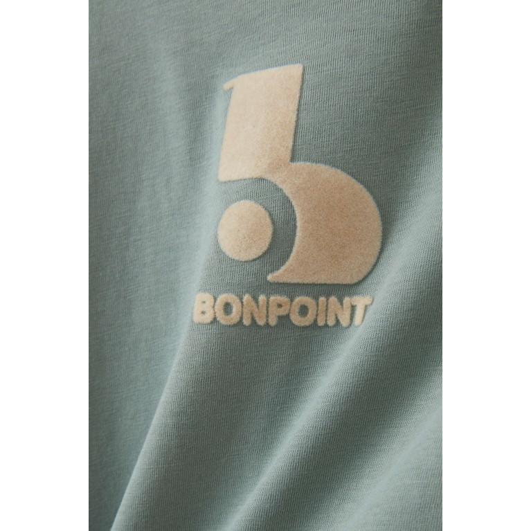 Bonpoint - Tahsin Logo T-shirt in Organic Cotton