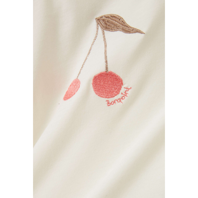 Bonpoint - Cherry Print T-shirt in Organic Cotton