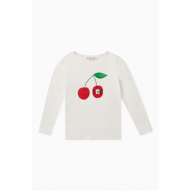 Bonpoint - Tidjiane Long Sleeved T-Shirt in Organic Cotton
