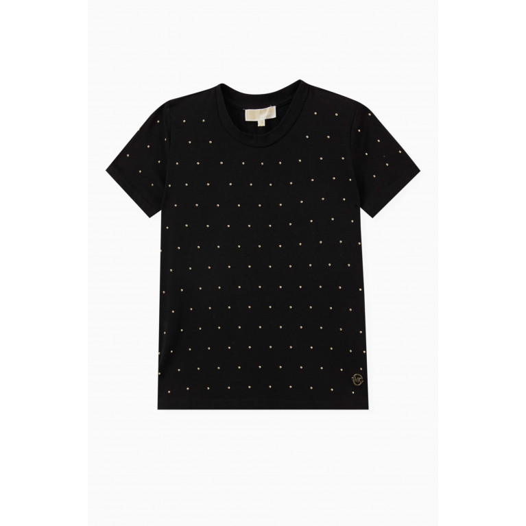 Michael Kors Kids - Logo Print T-shirt in Cotton