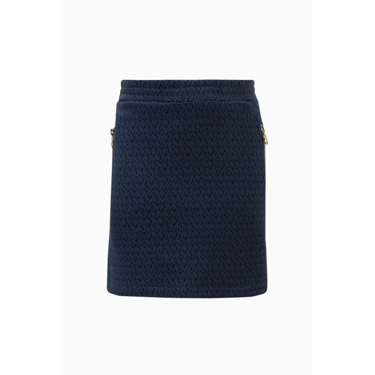 Michael Kors Kids - Logo Skirt in Cotton Blue
