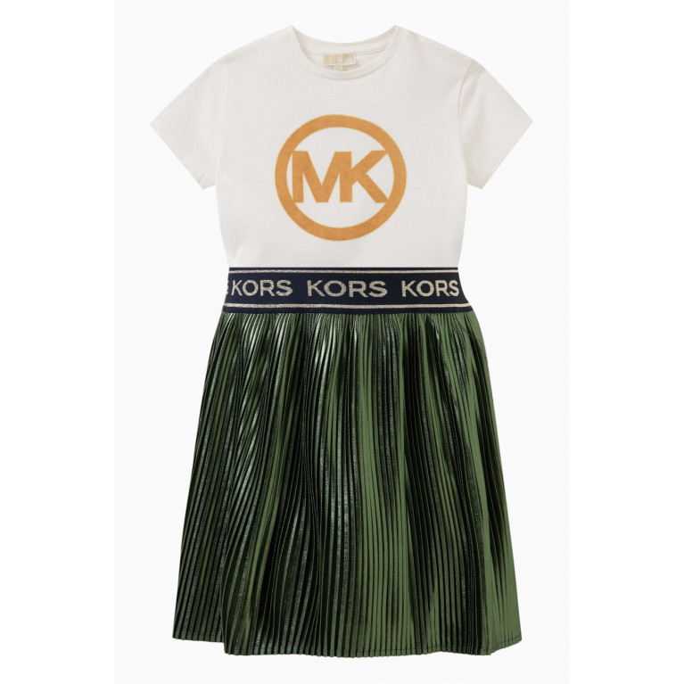 Michael Kors Kids - Logo-print T-shirt in Cotton Neutral