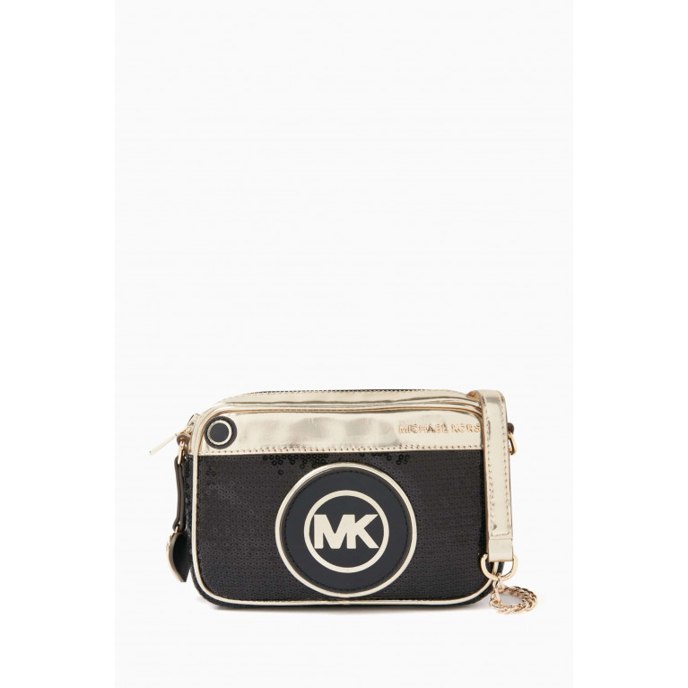 Michael Kors Kids - MK Camera Bag in Sequinned Faux Leather