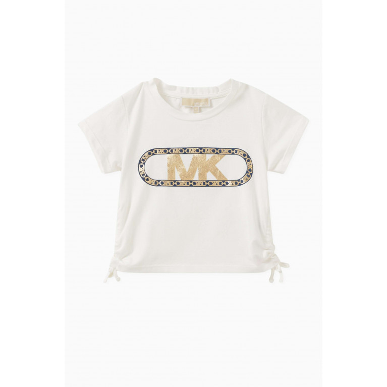 Michael Kors Kids - Logo Print T-shirt in Cotton