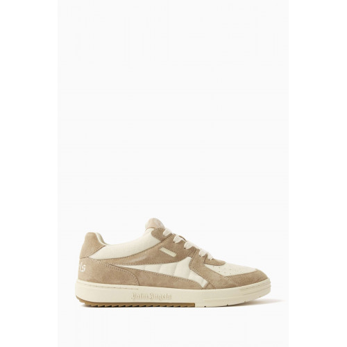 Palm Angels - Palm University Low Top Sneakers in Canvas & Suede