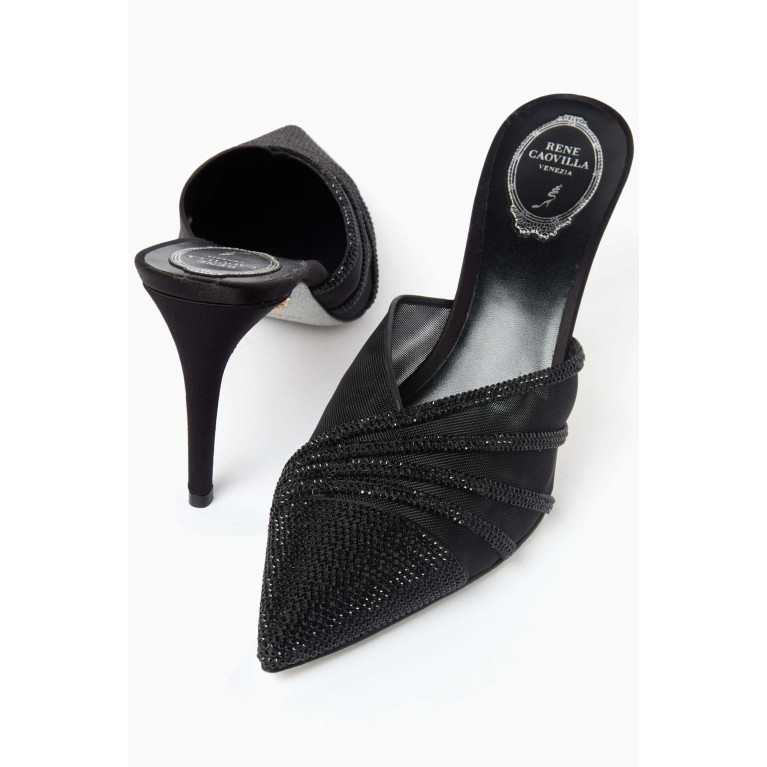 René Caovilla - Cleo 105 Sandals in Metallic Leather