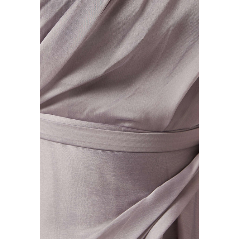 NASS - One-shoulder Ruffled Maxi Dress