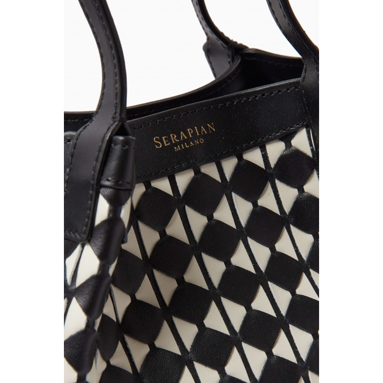 Serapian - Mini Secret Bag in Mosaico Leather