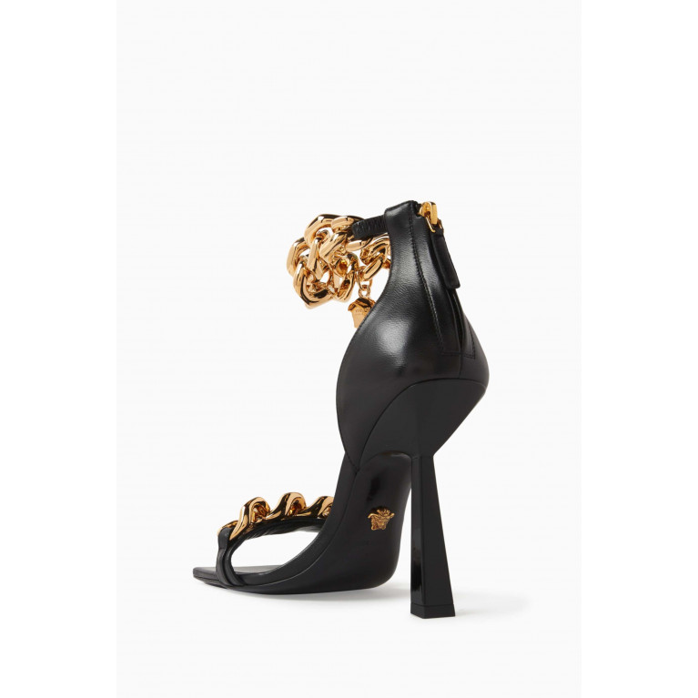 Versace - Medusa Chain 115 Sandals in Leather