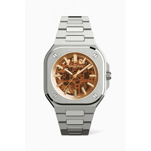 Bell & Ross - BR 05 Skeleton Automatic Mechanical Steel Watch, 40mm