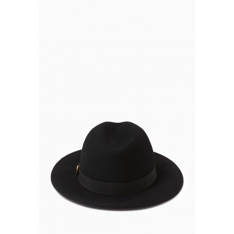 Marella - Medusa Hat in Felt Black