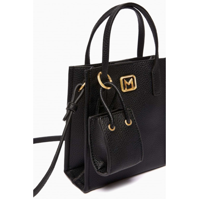 Marella - Giorno Tote Bag in Faux Leather Black