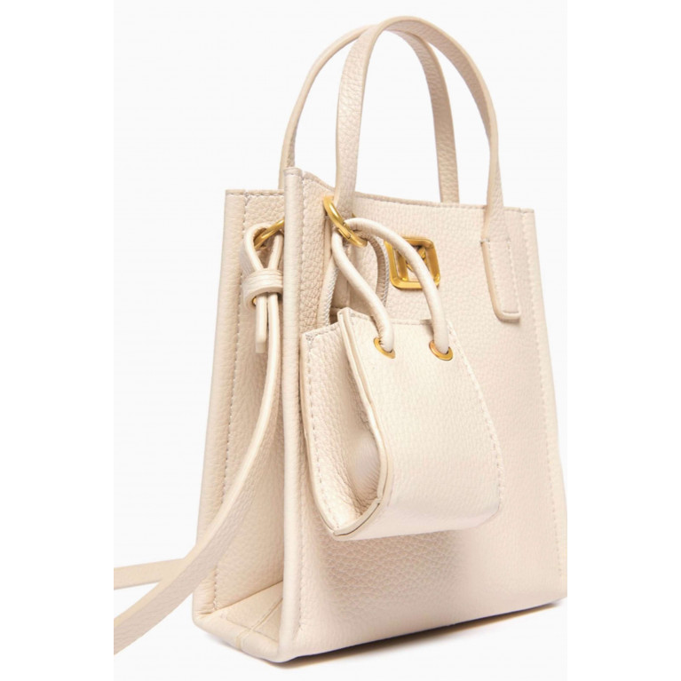 Marella - Giorno Tote Bag in Faux Leather White