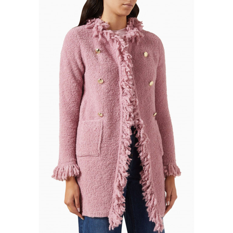 Marella - Bouclé Coat in Wool Blend